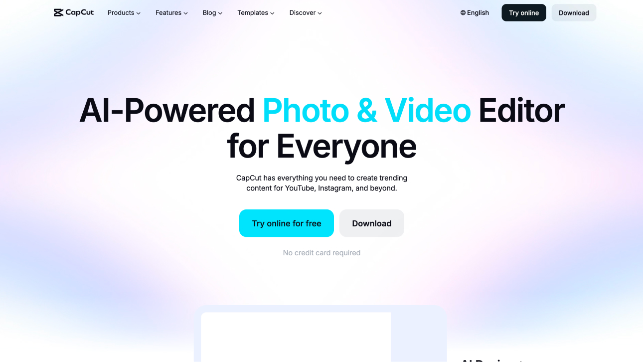 CapCut — AI-Powered Photo & Video Editor for Everyone
