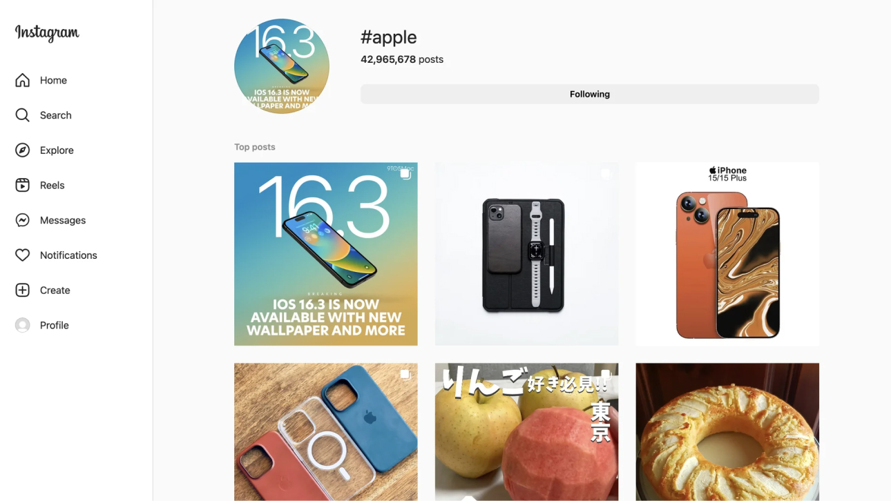 Instagram native editor — UGC content on Reels and Meta ads